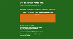 Desktop Screenshot of outbackgunparts.com